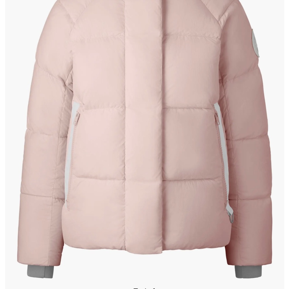 Authentic Canada Goose Junction
 Pink Puffer Jacket with Hood
